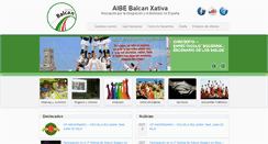 Desktop Screenshot of aibebalcanxativa.org